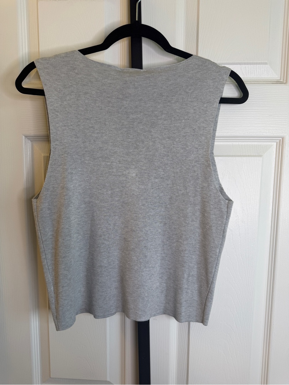 Pink Rose Light Gray Knit Vest & Wide-Leg Pants Set, size Medium, NWT - Picture 4 of 7